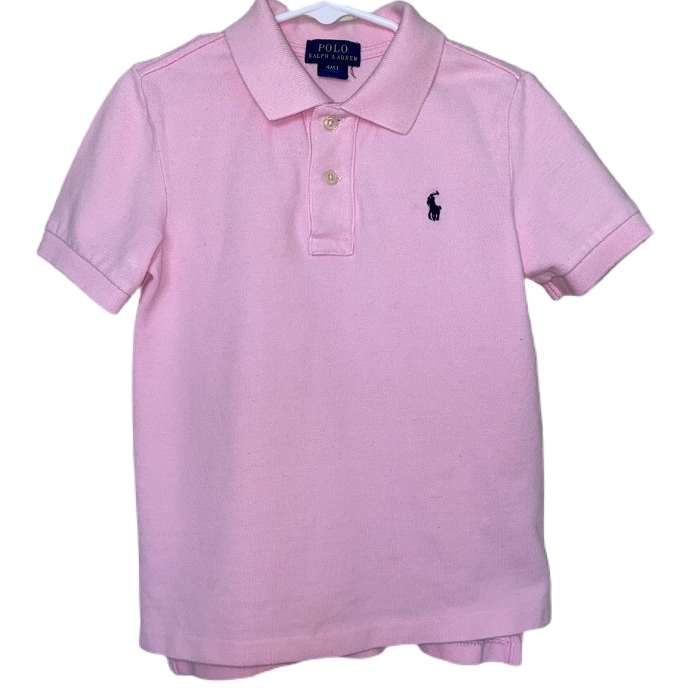 Boys Light Pink Polo -